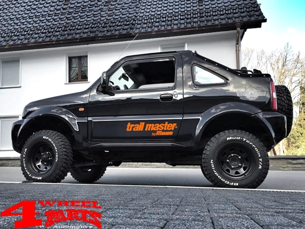 Fahrwerk Trailmaster mit TÜV +50mm Comfort Jimny FJ Bj. 98-18 Benziner mit ABS