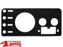 Tachoblende mit Radio Ausschnitt Kunststoff schwarz CJ Bj. 76-86