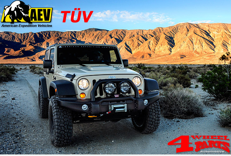 Jeep Wrangler JK AEV Front & Rear Bumpers with TÜV | 4 Wheel Parts