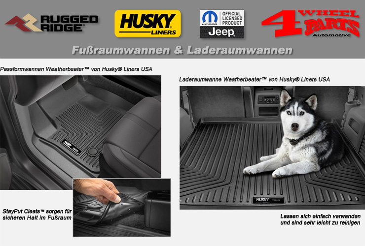Jeep Cherokee KL Fußraumwannen Fußmatten & Laderaumwannen