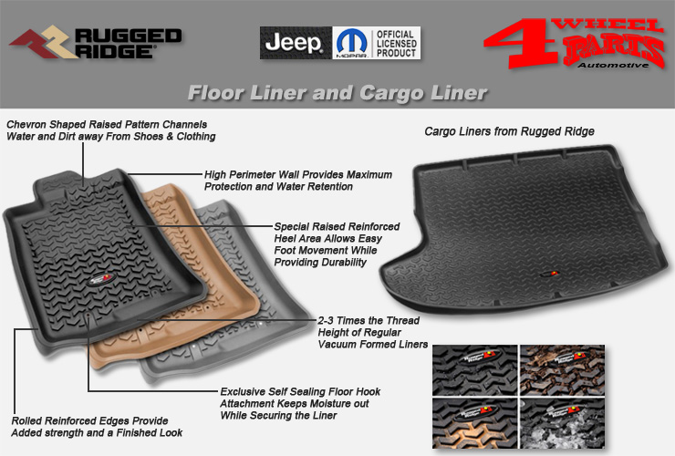 Jeep Compass Patriot Floor Liner Floormats Cargoliner 4