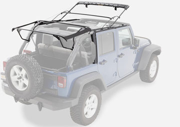 Jeep Wrangler JK Unlimited 4-doors Soft Top Identification | 4 Wheel Parts Jeep Wrangler JK Unlimited 4-doors Soft Top Identification | 4 Wheel Parts