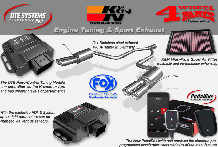 Jeep Grand Cherokee WH + WK2 Engine Tuning & Sport Exhaust