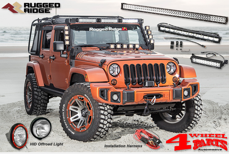 Jeep Cherokee XJ Offroad Auxiliary Lighting 4 Wheel Parts