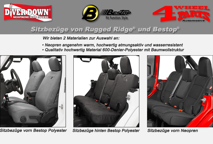 Jeep Wrangler JL Sitzbezüge