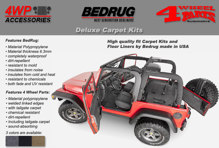 Jeep Wrangler Tj Carpet Kits 4 Wheel Parts