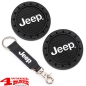 Preview: Keychain Vinyl Strap + Cup Holder Coaster with "Jeep Logo"
