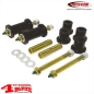 Preview: Leaf Spring Bushing Kit Front or Rear PU Black Wrangler YJ 87-95
