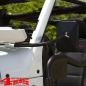 Preview: Mirror Set Sidemirrors Black Satin Rectangular Wrangler JL JT year 18-24
