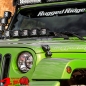 Preview: Hood Catch Set Aluminum textured adjustable Wrangler JK year 07-18