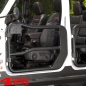 Preview: Fortis Tube Doors schwarz vorne Wrangler JL JT Bj. 18-24 2- + 4-Türer