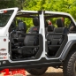 Preview: Fortis Tube Doors Front Black with Mirrors JL JT 18-24 2- or 4-doors