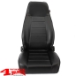 Preview: Comfort Seat Black Crush CJ + Wrangler YJ TJ year 76-02