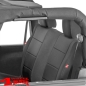 Preview: Seat Cover Set Neoprene Black Wrangler JK year 11-12 2-doors