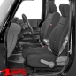 Preview: Sitzbezüge Set schwarz Neopren Wrangler JK Bj. 2007 4-Türer