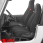 Preview: Sitzbezüge Set schwarz Neopren Wrangler YJ Bj. 92-95