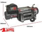 Preview: Winch Warrior Samurai 145VS12 6500kg 14500lb 12V with Steel Cable