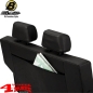 Preview: Rear Seat Bench Black Crush incl. Head Rests Wrangler TJ year 97-06