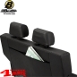 Preview: Rear Seat Bench Black Crush incl. Head Rests CJ + Wrangler YJ 55-95