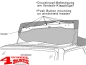 Preview: Replacement Soft Top White Denim Clear Windows Vitara Santana year 95-98
