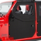 Preview: 2-Piece Doors Front Black Twill Wrangler JL JT 18-24 2- or 4-doors