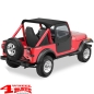 Preview: Steckfenster Element Doors Black Denim CJ + Wrangler YJ 76-95