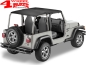 Preview: Safari Bikini Top Strapless Black Denim Wrangler TJ year 97-02