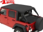 Preview: Safari Header Bikini Top Black Diamond Wrangler JK 07-09 4-doors