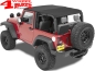 Preview: Safari Bikini Top Cable-Style Black Diamond Wrangler JK 10-18 2-doors