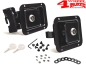 Preview: Half Doors Pair Black Denim Bestop Jeep CJ + Wrangler YJ year 80-95