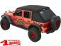 Preview: Trektop Ultra Black Twill Jeep Wrangler JL year 18-24 4-doors
