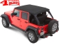 Preview: Trektop NX Plus Bestop Black Twill Wrangler JK year 07-18 4-doors