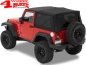 Preview: Replacement Soft Top Bestop Black Twill Wrangler JK year 07-09 2-doors