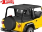 Preview: Duster Deck Cover Bestop Black Denim TJ year 97-02 Soft Top