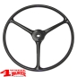 Preview: Steering Wheel without Horn Button Black CJ + Willys year 45-66