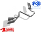 Preview: Sportauspuff Sidepipe Ausgang links Edelstahl mit TÜV Ranger 4x4 Doppelkabine + Wildtrak 2,2 + 3,2L D Bj. 10/2016-