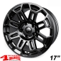 Preview: Alufelge 8,5x17 ET +18 BUiL´T schwarz TÜV Wrangler JK JL JT 07-24