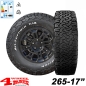 Preview: Alufelge 8,5x17 ET +18 BUiL´T + Reifen 265/70 R17 AT JK JL JT 07-24