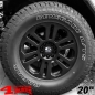 Preview: Alufelge 8,5x20 ET +18 Atrax schwarz TÜV Wrangler JL JT 18-24