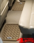 Preview: Fußraumwannen hinten braun mit Logo für Jeep Modelle