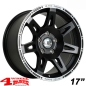 Preview: Alufelge 5x 8,5x17 ET +30 W-TEC + Reifen 35x12,5 R17 MT JL 18-24