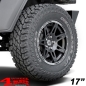 Preview: Alufelge 5x 8,5x17 ET +30 W-TEC + Reifen 285/70 R17 ST JL 18-24
