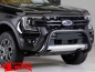Preview: Front Tube Center Bumper Black Ø 76mm Ford Ranger year 2023-