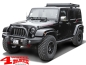 Preview: Side Tube Steps Black Rock textured Wrangler JK 07-18 4-doors