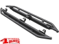 Preview: Side Tube Steps Black Rock textured Wrangler JK 07-18 4-doors