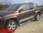 Preview: Schwellerrohre Oval Ø 100mm Edelstahl VW Amarok Bj. 10-20