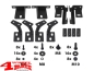 Preview: Side Tube Steps Aluminum structured Wrangler JL year 18-24 2-doors