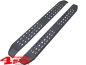 Preview: Trittbretter Shark-Design 18cm schwarz matt Ranger + Raptor 2012-