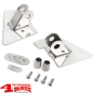 Preview: Spiegelhalter Set Edelstahl Wrangler TJ Bj. 97-02