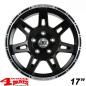 Preview: Aluminum Wheel 8,5x17 ET +30 W-TEC Black TÜV Wrangler JK 07-18